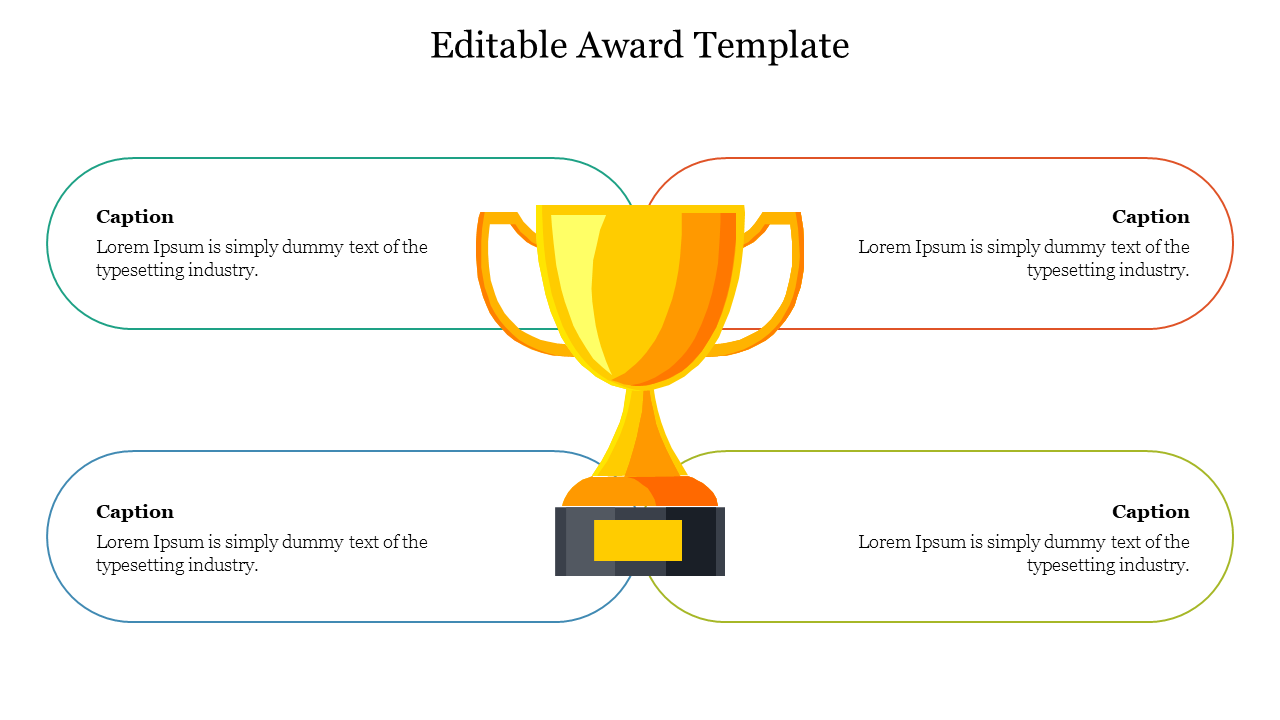 Editable Award Template